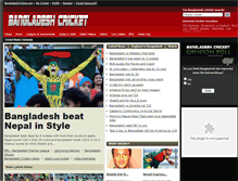Tablet Screenshot of bangladeshcricket.com